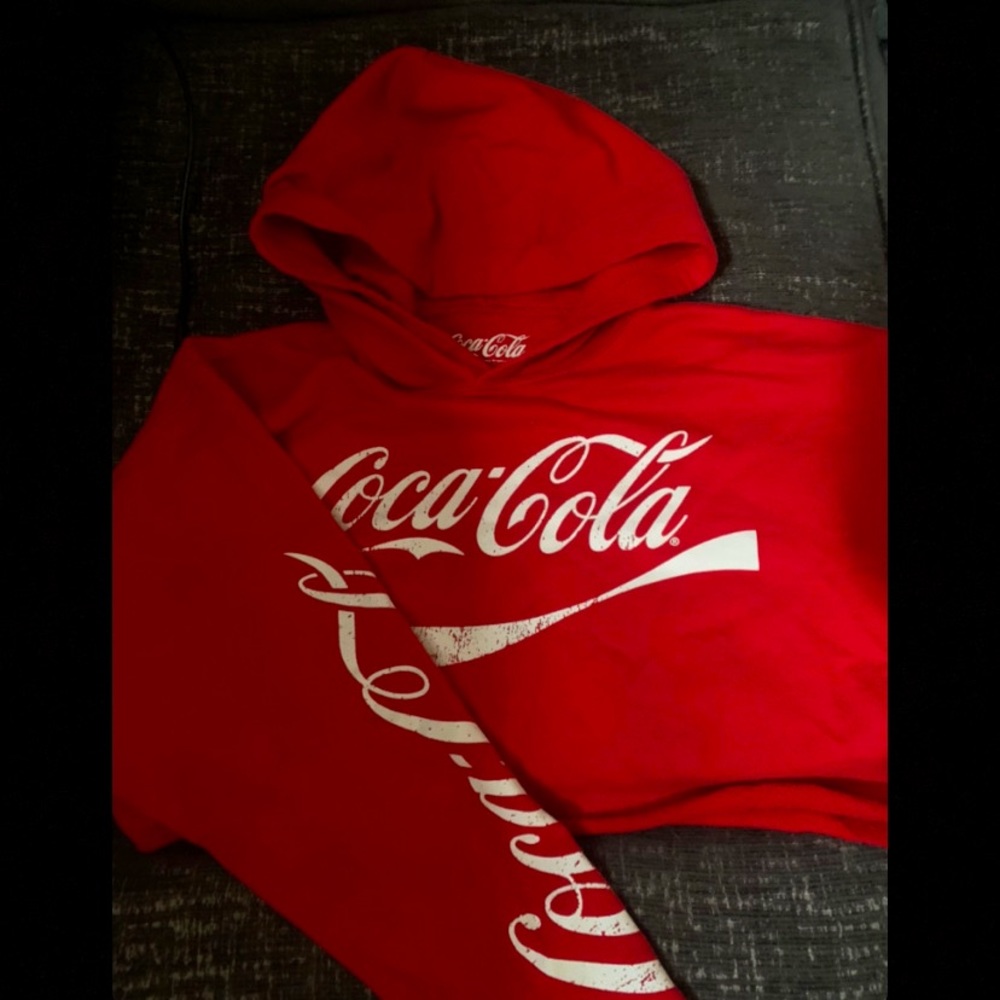 Coca-Cola cropped hoodie